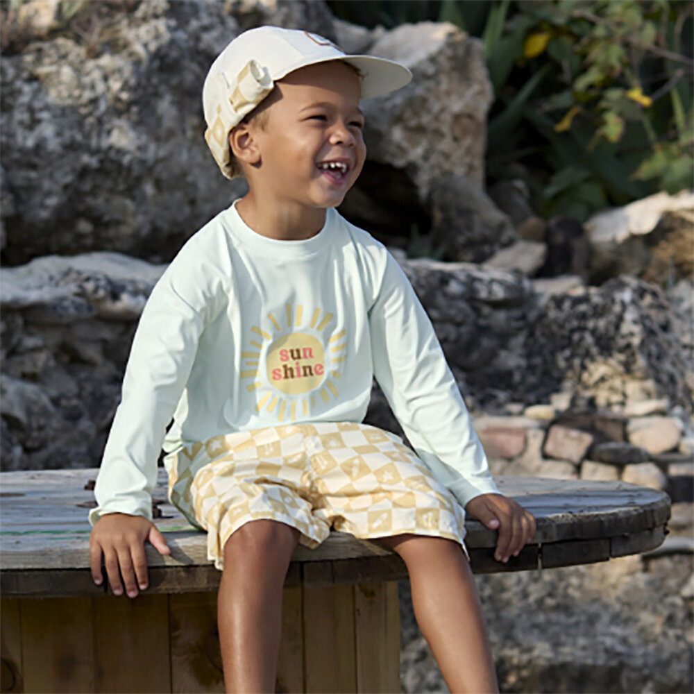 Lässig SPF Zwembroek Check pattern vanilla/sea salt Lässig SPF Zwembroek Check pattern vanilla/sea salt