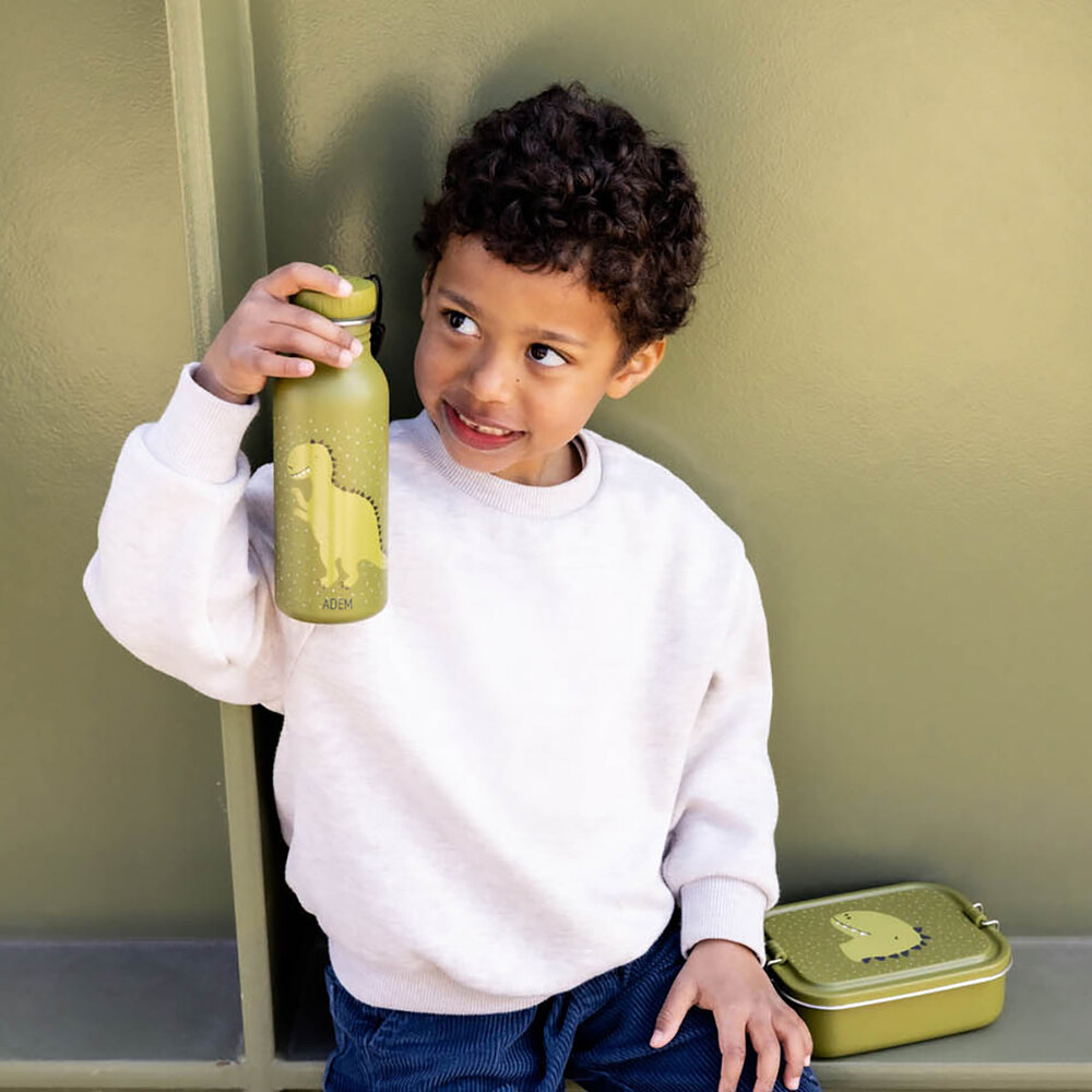 Studio Balune Gepersonaliseerde Trixie Drinkfles 500ml - Mr. Dino Studio Balune Gepersonaliseerde Trixie Drinkfles 500ml - Mr. Dino