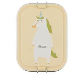 Studio Balune  Gepersonaliseerde Trixie Lunchbox - Mrs. Unicorn Studio Balune  Gepersonaliseerde Trixie Lunchbox - Mrs. Unicorn
