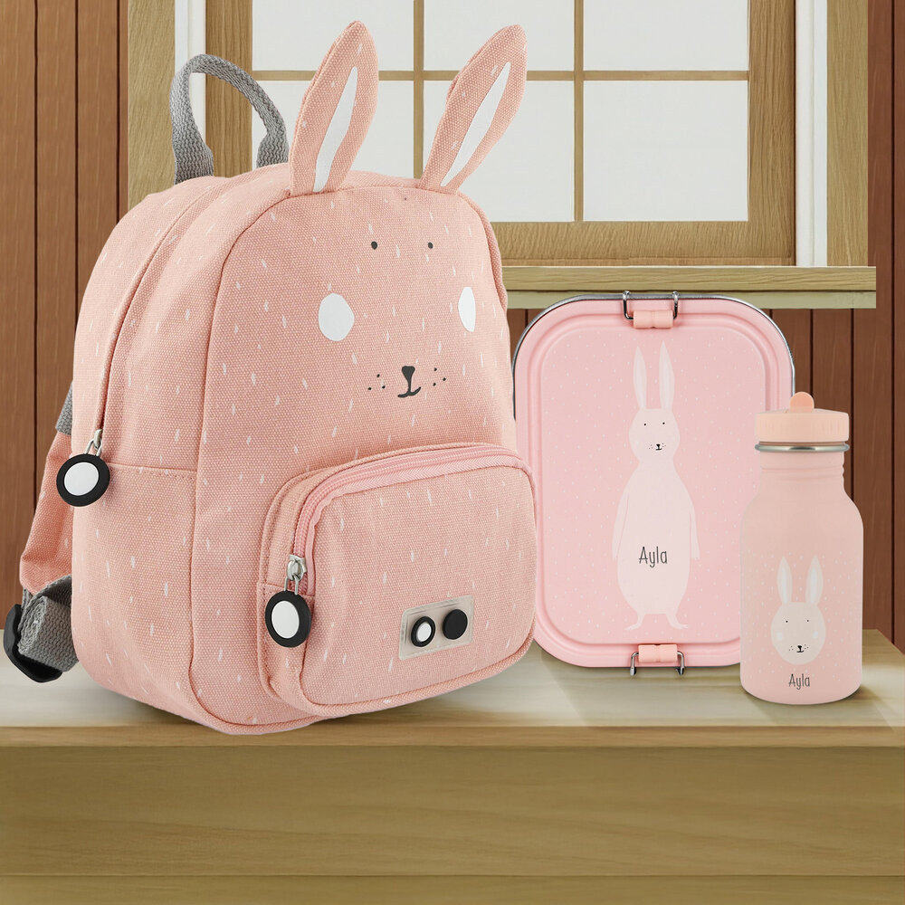 Studio Balune Gepersonaliseerde Back to School set - Mrs. Rabbit Studio Balune Gepersonaliseerde Back to School set - Mrs. Rabbit