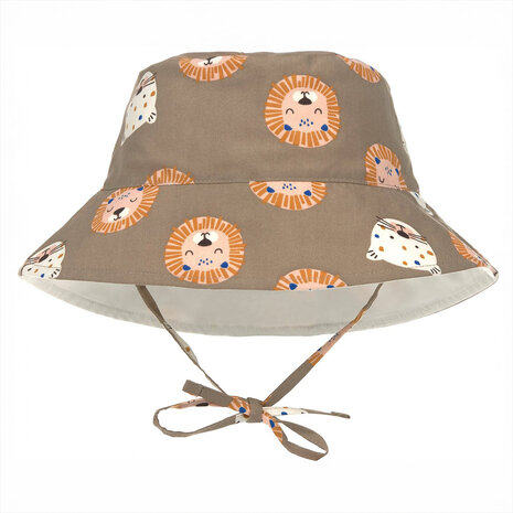 Lässig SPF Zonnehoedje Wild Cats Choco. 3 tot 6 maanden/maat: 43/45