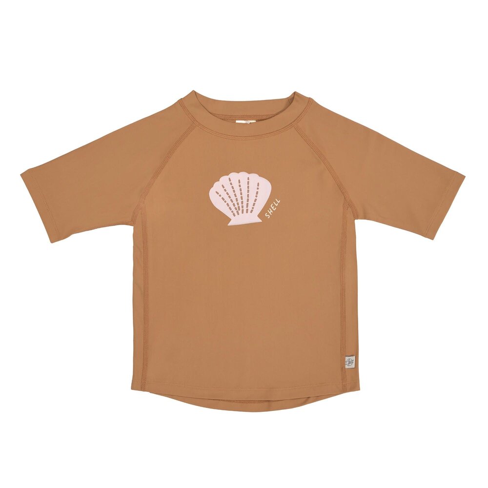 Lässig SPF Zwemshirt Korte Mouw Shell caramel. 25 tot 36 maanden/maat: 98
