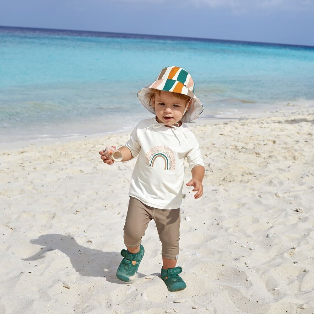 Lässig SPF Zonnehoedje Waves Pink/Nature Lässig SPF Zonnehoedje Waves Pink/Nature