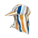 Lässig SPF Zonnehoedje met klep Waves Blue/Nature Lässig SPF Zonnehoedje met klep Waves Blue/Nature