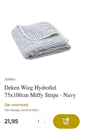 Deken wieg hydrofiel