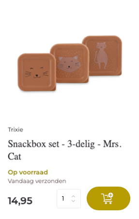 Snackbox set mrs. cat