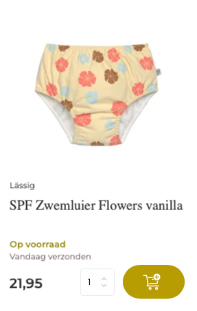 SPF Zwemluier flowers vanilla