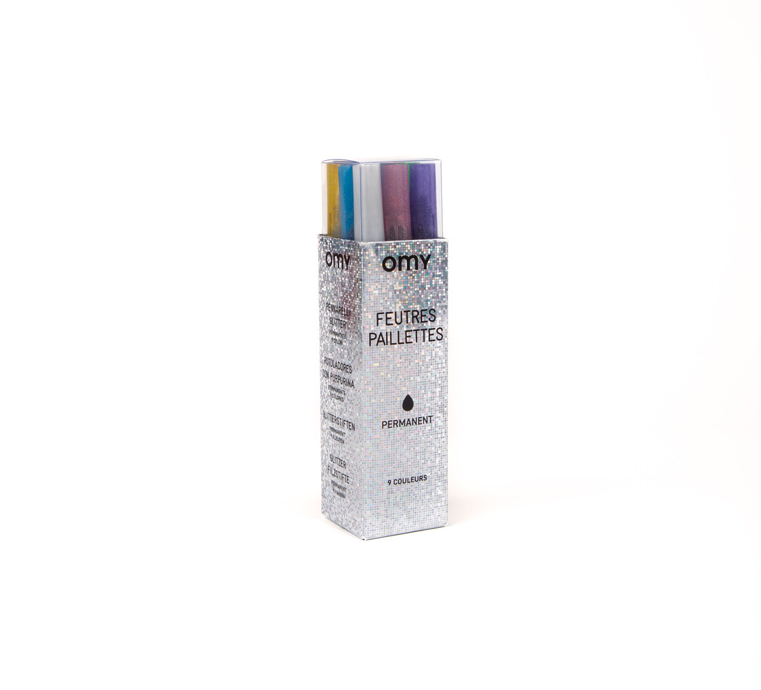 OMY 9 Glitterstiften OMY 9 Glitterstiften