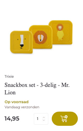 Snackbox Mr. Lion