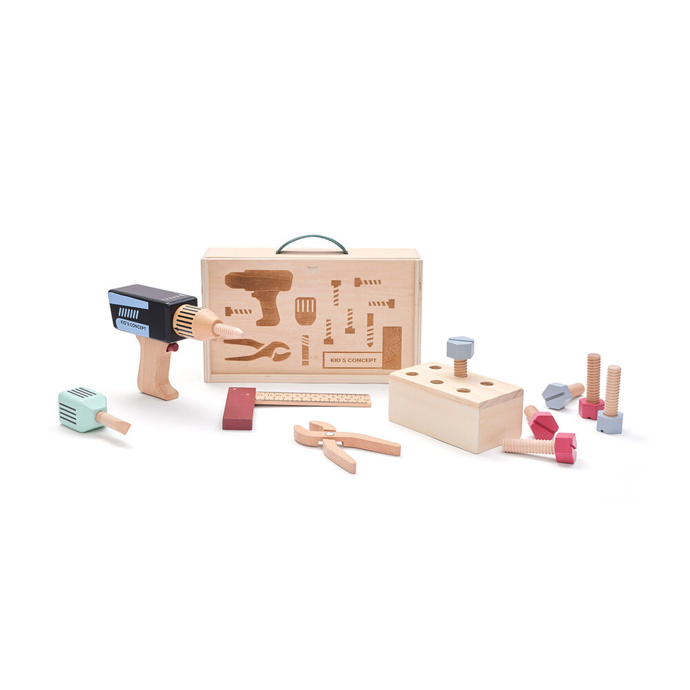 Kid's Concept  Houten gereedschapskoffer Kid's Concept  Houten gereedschapskoffer