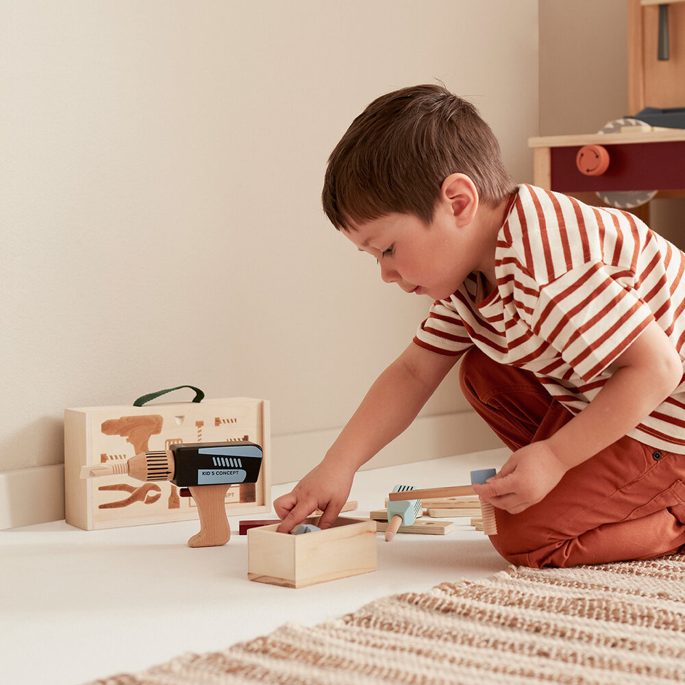 Kid's Concept  Houten gereedschapskoffer Kid's Concept  Houten gereedschapskoffer