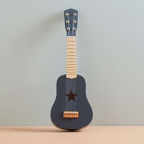 Kid's Concept  Houten speelgoed gitaar - grijs Kid's Concept  Houten speelgoed gitaar - grijs