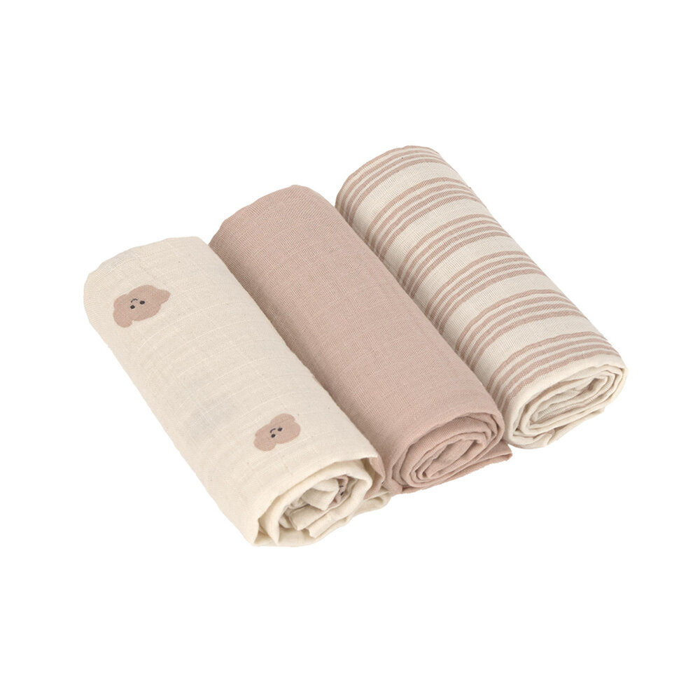 Lässig Hydrofiele doeken set - Tiny Team - Mushroom (60 x 60 cm) Lässig Hydrofiele doeken set - Tiny Team - Mushroom (60 x 60 cm)