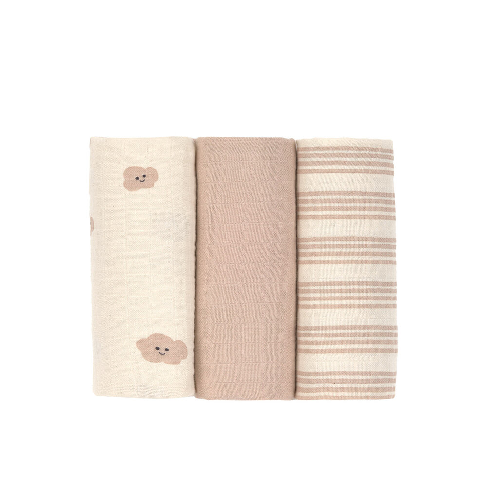 Lässig Hydrofiele doeken set - Tiny Team - Mushroom (60 x 60 cm) Lässig Hydrofiele doeken set - Tiny Team - Mushroom (60 x 60 cm)