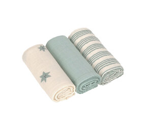 Lässig Hydrofiele doeken set - Tiny Team - Granite Green (60 x 60 cm) Lässig Hydrofiele doeken set - Tiny Team - Granite Green (60 x 60 cm)