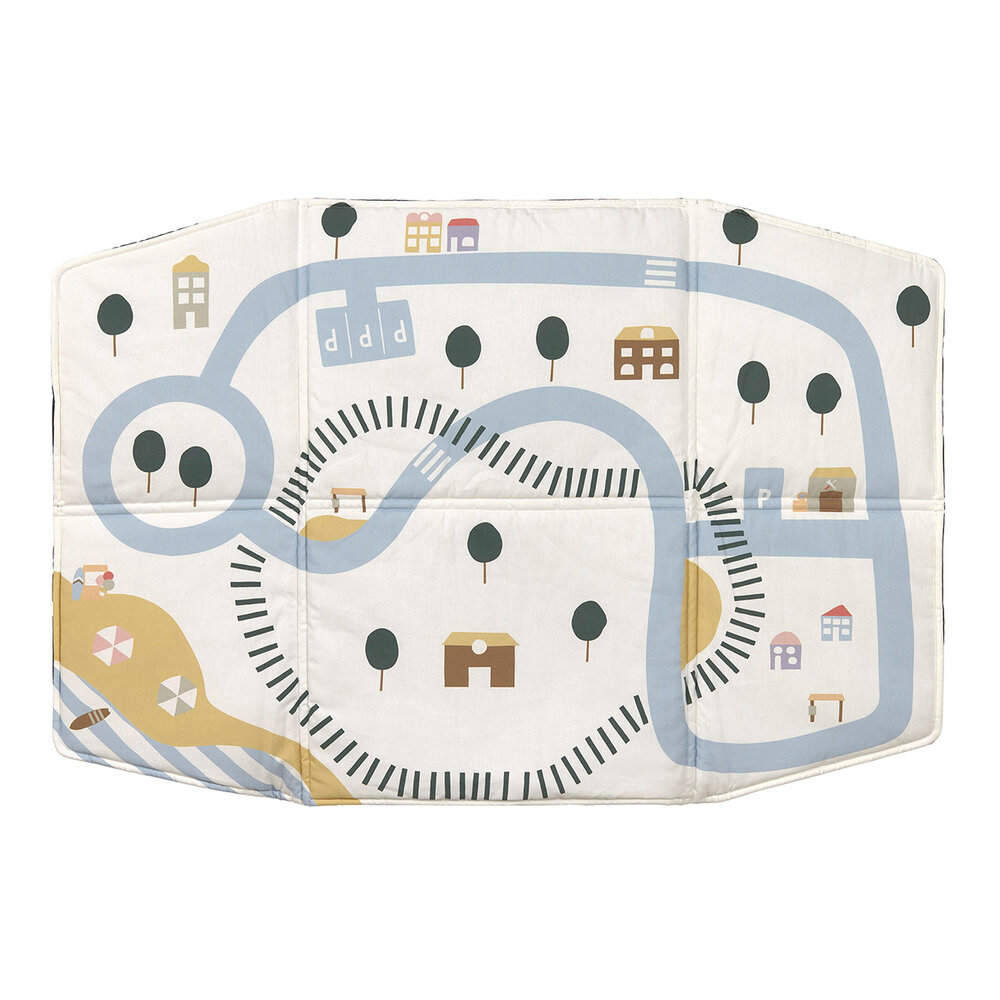 Lässig Tas & Speelkleed 2-in-1 - Mamaki Anthracite Lässig Tas & Speelkleed 2-in-1 - Mamaki Anthracite