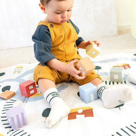 Lässig Tas & Speelkleed 2-in-1 - Mamaki Anthracite Lässig Tas & Speelkleed 2-in-1 - Mamaki Anthracite