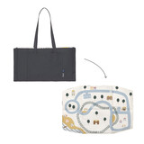 Lässig Tas & Speelkleed 2-in-1 - Mamaki Anthracite Lässig Tas & Speelkleed 2-in-1 - Mamaki Anthracite