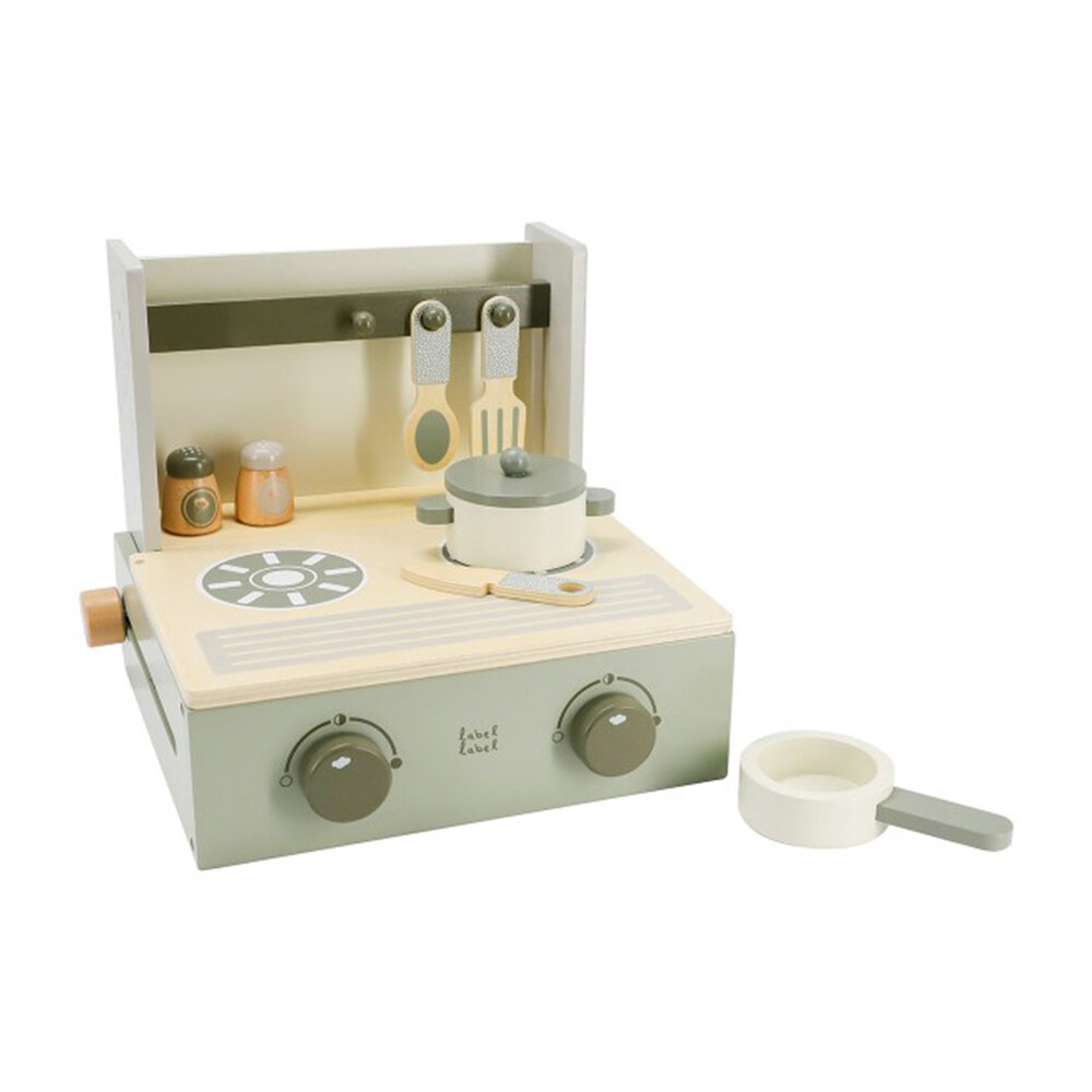 Label Label Opvouwbaar kooktoestel - Olijfgroen