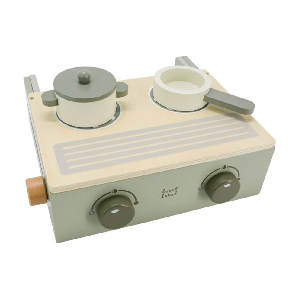 Label Label Opvouwbaar kooktoestel - Olijfgroen