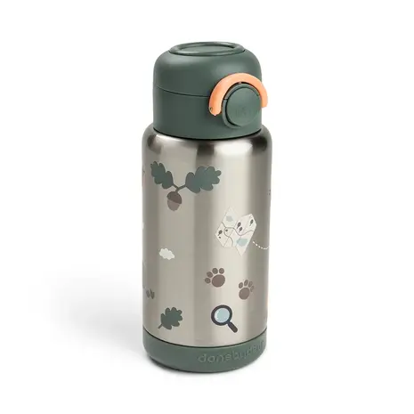 Done by Deer Geisoleerde drinkfles Tiny Trails - Groen
