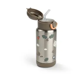 Done by Deer Geisoleerde drinkfles Tiny Trails - Zand