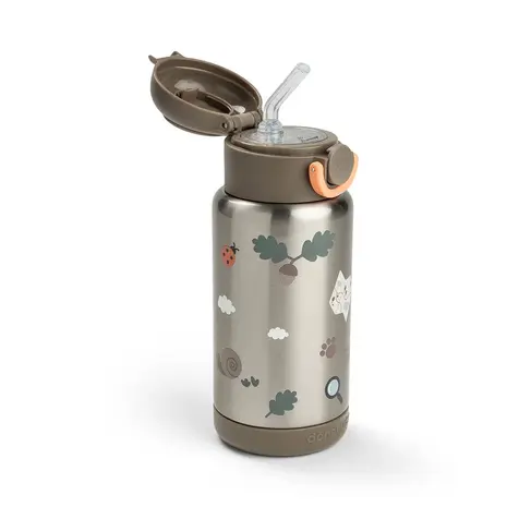 Done by Deer Geisoleerde drinkfles Tiny Trails - Zand