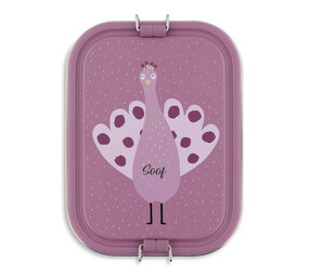 Studio Balune  Gepersonaliseerde Trixie Lunchbox - Mrs. Peacock