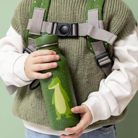 Studio Balune  Gepersonaliseerde Trixie Drinkfles 500ml - Mr. Alligator