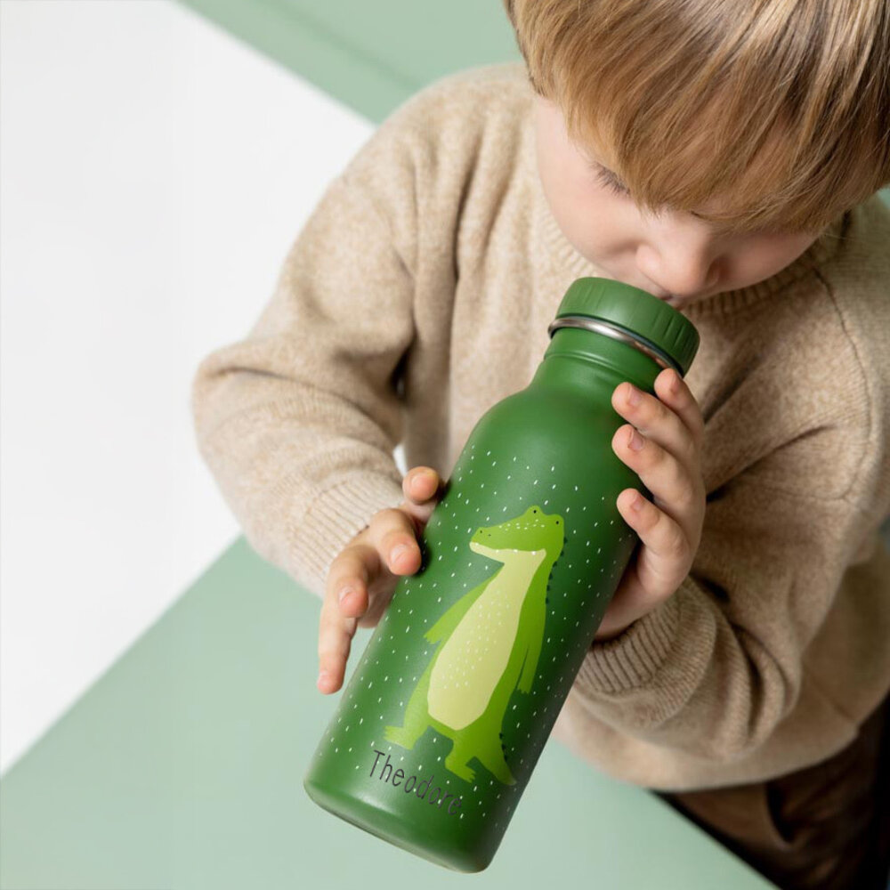 Studio Balune  Gepersonaliseerde Trixie Drinkfles 500ml - Mr. Alligator