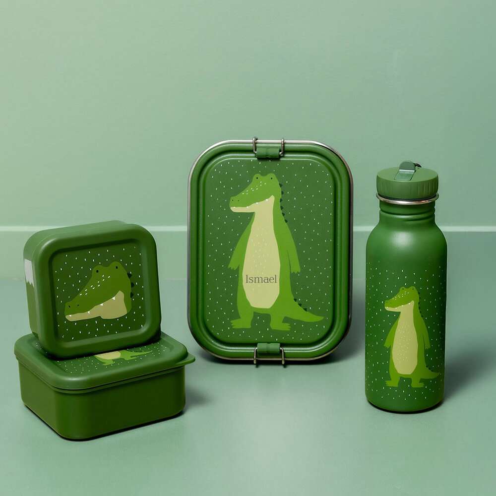 Studio Balune  Gepersonaliseerde Trixie Lunchbox - Mr. Alligator
