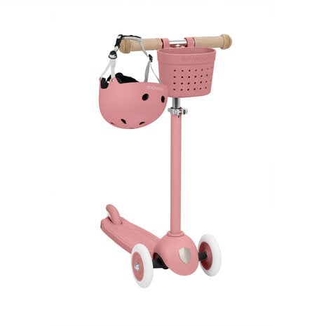 Banwood Eco Stepje + helm - Raspberry