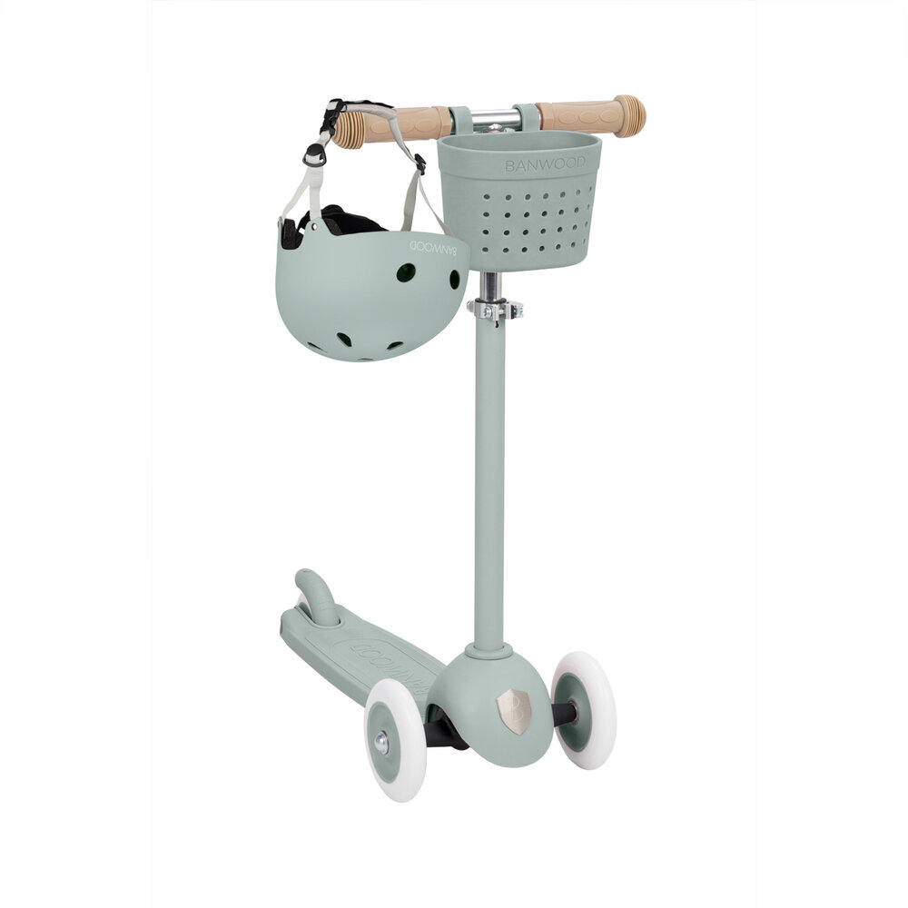 Banwood Eco Stepje + helm - Clay