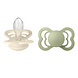 BIBS Supreme Symmetrical 2 pack Ivory - Sage - Siliconen