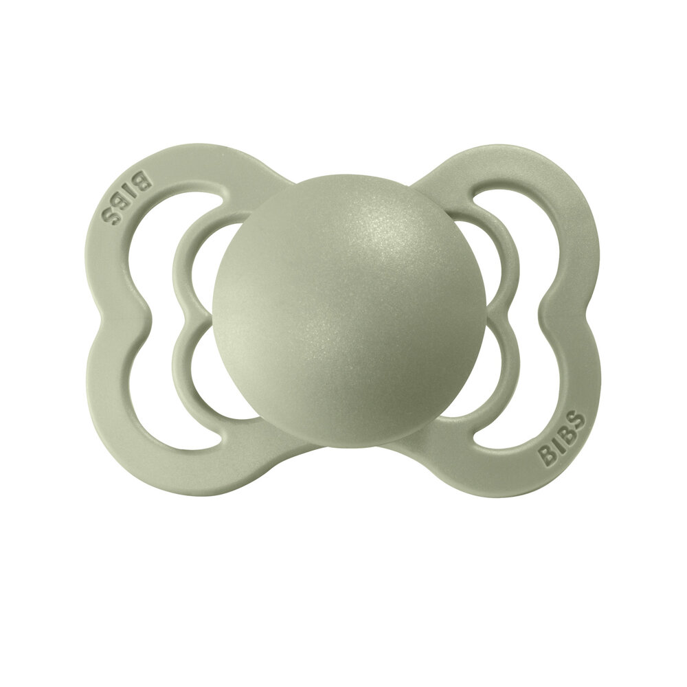 BIBS Supreme Symmetrical 2 pack Ivory - Sage - Siliconen