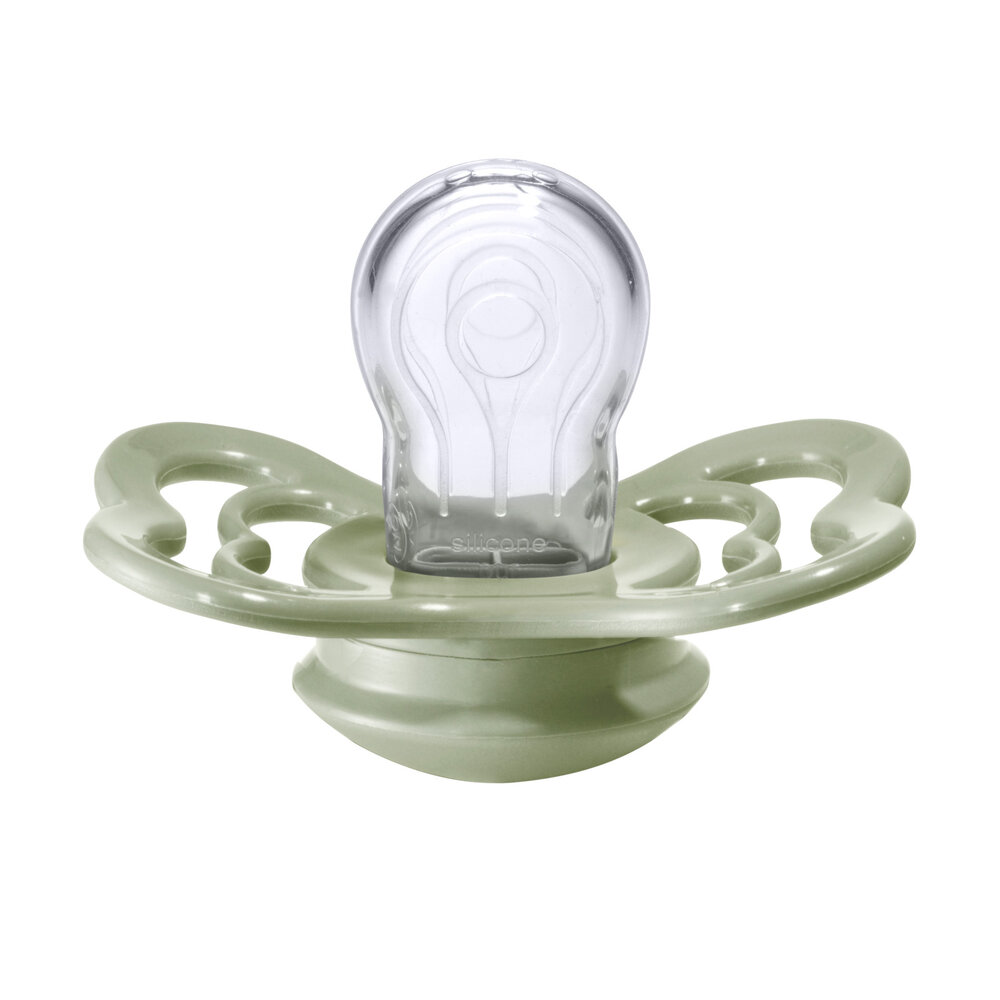 BIBS Supreme Symmetrical 2 pack Ivory - Sage - Siliconen