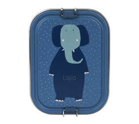 Studio Balune Gepersonaliseerde Trixie Lunchbox - Mrs. Elephant Studio Balune Gepersonaliseerde Trixie Lunchbox - Mrs. Elephant