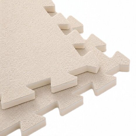 That's Mine Foam speelmat Aiva - Teddy Soft Beige - 100x100 cm That's Mine Foam speelmat Aiva - Teddy Soft Beige - 100x100 cm