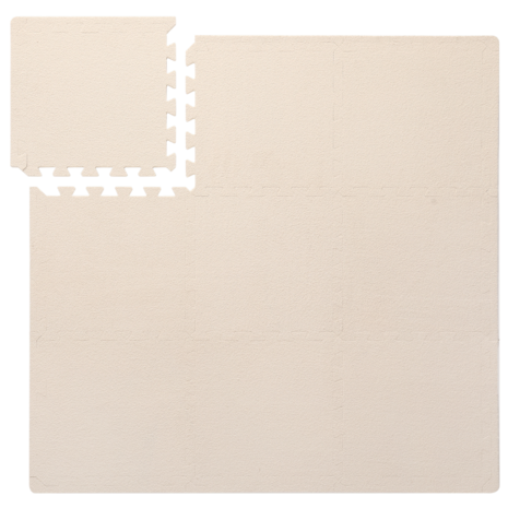 That's Mine Foam speelmat Aiva - Teddy Soft Beige - 100x100 cm That's Mine Foam speelmat Aiva - Teddy Soft Beige - 100x100 cm