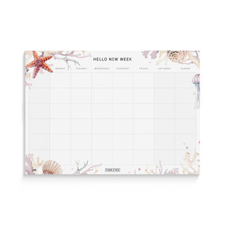 Weekplanner Strand