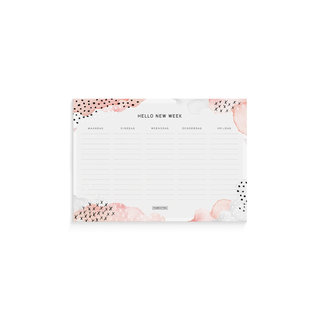 Weekplanner compact Waterverf NL
