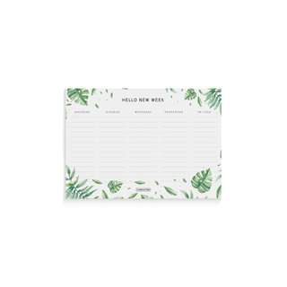 Weekplanner compact Botanisch NL