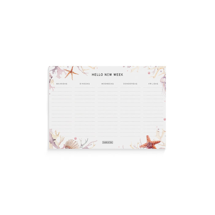 Weekplanner compact Strand NL A5