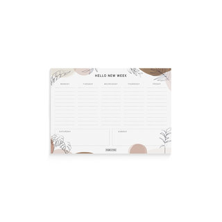 Weekplanner compact Terra EN