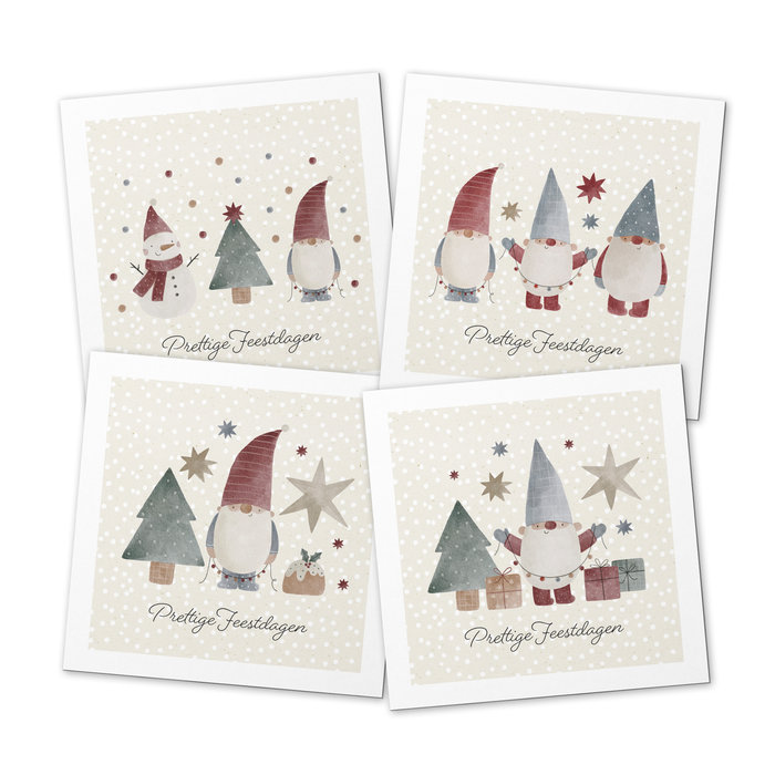 Kerstkaartenset Kaboutertjes