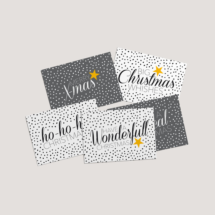 Kerstkaartenset Tekst
