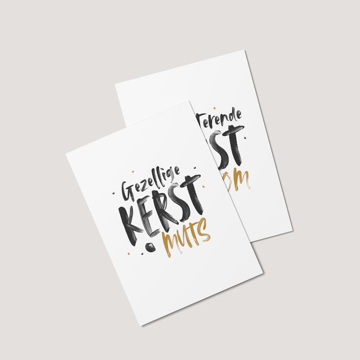 Kerstkaartenset Grappige teksten