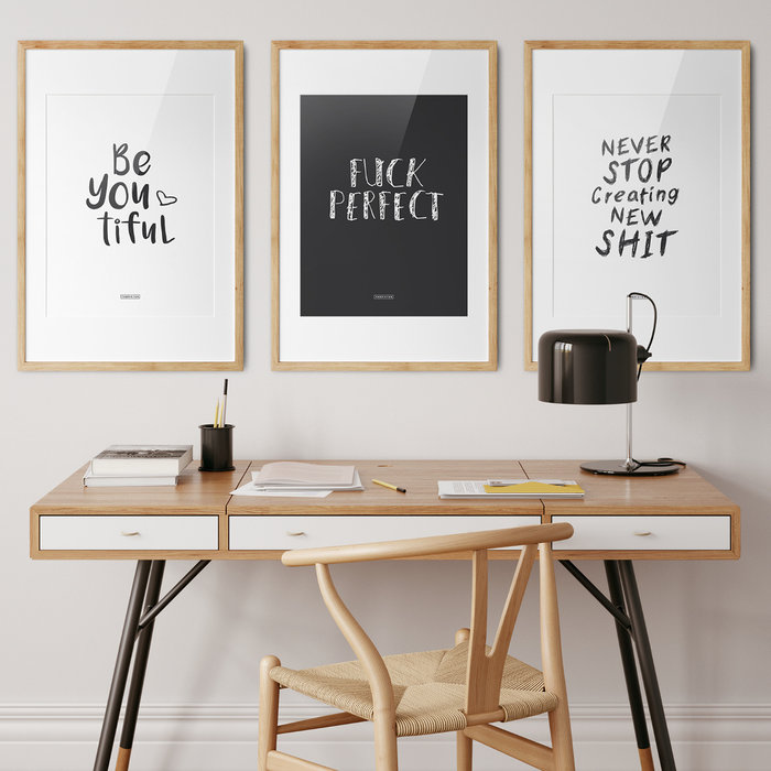 Poster Fuck Perfect A3