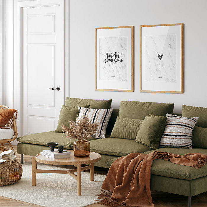 Poster Tekst Time for some wine A3