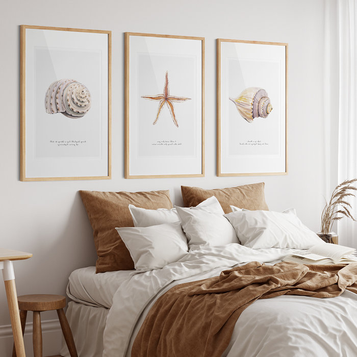 Poster Strand Schelp A3